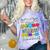 Proud MOM Of a 2025 PRE-K Graduate -Graduation Comfort Color Blast T-Shirt Amethyst