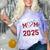 Proud Mom Of 2025 Senior Graduate Matching Family Graduation Comfort Color Blast T-Shirt Amethyst
