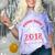 Proud Mom Of A Class 2018 Graduate Graduation T-Shirt Comfort Color Blast T-Shirt Amethyst