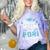 Proud Mom Of a Class Of 2021 Senior Graduate Graduation Comfort Color Blast T-Shirt Amethyst