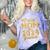 Proud Mom Of a Class Of 2024 Graduate Senior Graduation Comfort Color Blast T-Shirt Amethyst