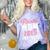 Proud Mom Of The Graduate Senior Class 2019 Graduation Party Comfort Color Blast T-Shirt Amethyst