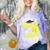 Proud Mom Of a Softball Senior Class Of 2025 Graduation Comfort Color Blast T-Shirt Amethyst