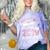 Proud Mom Of Two 2019 Graduates Twin Mama Mother Graduation Comfort Color Blast T-Shirt Amethyst