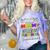Proud MOMMY Of a 2025 Preschool Graduate Graduation Comfort Color Blast T-Shirt Amethyst
