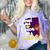 Proud Queen PhD Graduate PhD Graduation Doctorate Comfort Color Blast T-Shirt Amethyst