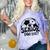 Proud Senior Dad Soccer Class Of 2027 Graduation Graduate Comfort Color Blast T-Shirt Amethyst