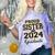 Proud Sister Of A 2024 Graduate Senior Graduation Comfort Color Blast T-Shirt Amethyst