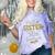 Proud Sister Of a 2025 Graduate Senior Graduation Women Comfort Color Blast T-Shirt Amethyst