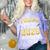 Proud Sister Of A 2025 Graduate Shirt Class 2025 Graduation Comfort Color Blast T-Shirt Amethyst