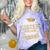 Proud Sister Of 2026 Graduate College Graduation Hat Party Comfort Color Blast T-Shirt Amethyst