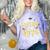 Proud Sister Of A Class Of 2025 Graduate Senior Graduation Comfort Color Blast T-Shirt Amethyst