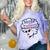 Proud Sister Queen Graduation Shirt African American Comfort Color Blast T-Shirt Amethyst