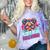 Puerto Rican Latina Social Worker MSW Masters Graduation Comfort Color Blast T-Shirt Amethyst