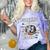 Puzzling Makes Me Feel Less Murdery Introvert Puzzle Cat Comfort Color Blast T-Shirt Amethyst