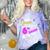 Queen 6th Grade Graduation For Girls Comfort Color Blast T-Shirt Amethyst