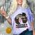 Queen Masters Degree Graduation Social Work MSW MPH Comfort Color Blast T-Shirt Amethyst