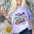 Retro 1980s 80's Baby 1990s 90's Made Me Vaporwave Nostalgia Comfort Color Blast T-Shirt Amethyst