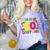 Retro 80's Costume 80s Nostalgia Party Comfort Color Blast T-Shirt Amethyst