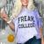 Retro Anti Social FREAK COLLEGE Introvert Stay Away From Me Comfort Color Blast T-Shirt Amethyst Retro Anti Social FREAK COLLEGE Introvert Stay Away From Me Comfort Color Blast T-Shirt Amethyst