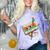 Retro Cassette Tape & Pencil Rewind Nostalgia Party 80s 90s Comfort Color Blast T-Shirt Amethyst