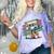 Retro Old Cassette Tape Cartoon With Walker Nostalgia Comfort Color Blast T-Shirt Amethyst