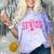 Retro Senior 2026 Class Of 2026 Coquette Pink Bow Graduation Comfort Color Blast T-Shirt Amethyst