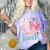 You RN Good Hands Cute Nurse Nursing Student Graduation Comfort Color Blast T-Shirt Amethyst