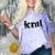 Sarcasm Women Introvert Wild Men Feral Comfort Color Blast T-Shirt Amethyst