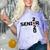 Senior 2020 Football Graduation Shirt Comfort Color Blast T-Shirt Amethyst