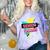 Senior 2022 Graduation Class Of 2022 Retro 90's Graduation Comfort Color Blast T-Shirt Amethyst