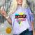 Senior 2023 Graduation Class Of 2023 Retro 90's Graduation Comfort Color Blast T-Shirt Amethyst