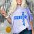 Senior 2024 Graphic Class Of 2024 Graduation Graphic Comfort Color Blast T-Shirt Amethyst