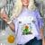 Senior 2025 Graduation Caterpillar For Kids Cute Coquette Comfort Color Blast T-Shirt Amethyst