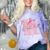 Senior 2026 Class Of 2026 Cute Coquette Pink Bow Graduation Comfort Color Blast T-Shirt Amethyst