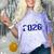 Senior 2026 Class Of 2026 Graduation 2026 Comfort Color Blast T-Shirt Amethyst