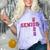 Senior 2026 Class Of 2026 Graduation 2026 Pink Girl Women Comfort Color Blast T-Shirt Amethyst