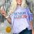Senior 2026 Class Of 2026 Seniors Graduation 2026 USA Comfort Color Blast T-Shirt Amethyst