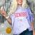 Senior 2026 Pink Coquette Bow Class Of 2026 Graduation Women Comfort Color Blast T-Shirt Amethyst