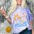 Senior 2026 Retro Groovy Flowers Graduation Comfort Color Blast T-Shirt Amethyst