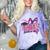 Senior 2027 Class Of 2027 Coquette Girl Pink Graduation 2027 Comfort Color Blast T-Shirt Amethyst