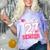 Senior 2027 Class Of 2027 Pink Coquette Bow Graduation Girl Comfort Color Blast T-Shirt Amethyst