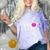 Senior Cheerleader Cheer Class Of 2025 Graduation Graduate Comfort Color Blast T-Shirt Amethyst