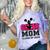 Senior Cheerleader Mom Cheer Class Of 2025 Graduation Women Comfort Color Blast T-Shirt Amethyst