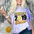 Senior Class Of 2019 Tshirt Graduation School Volleyball Comfort Color Blast T-Shirt Amethyst