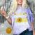Senior Class Of 2022 Sunflower Graduation Seniors 22 Comfort Color Blast T-Shirt Amethyst