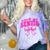 Senior Class Of 2026 Coquette Pink Bow Graduation 2026 Comfort Color Blast T-Shirt Amethyst