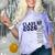 Senior Class Of 2026 Graduation Year High School & College Comfort Color Blast T-Shirt Amethyst