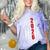 Senior Class Of 2026 Patriotic American USA Flag Graduation Comfort Color Blast T-Shirt Amethyst
