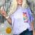 Senior Graduation Class Of 2023 Aunt Senior Tie Dye Comfort Color Blast T-Shirt Amethyst